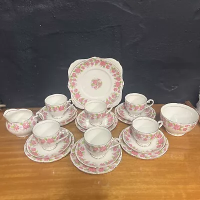 Buy 21 Piece Royal Grafton Floral Tea Set Milk Jug Sugar Bowl Cups Tea Plate B194 • 69.99£