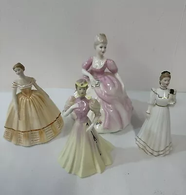 Buy Coalport Bone China Lady Figurines X 4, Radiance, Jacqueline, Lydia & Joy  (Sto) • 9.99£