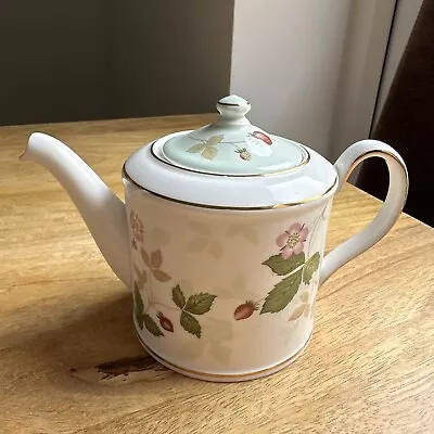 Buy Wedgwood Wild Strawberry Japanese Teapot Pastel With Original Sticker • 149.95£