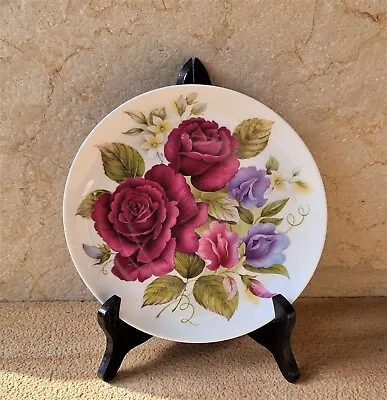 Buy Vintage Kaiser W Germany Large Roses Collector's Plate • 18.34£