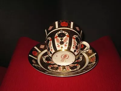 Buy Royal Crown Derby Cup And Saucer Set Old Imari 1128 Pattern 1st Quality (D) • 85£