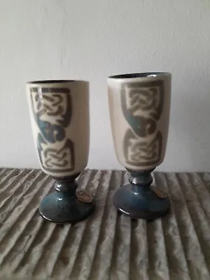 Buy 2 Welsh Pottery Goblets. • 6.50£