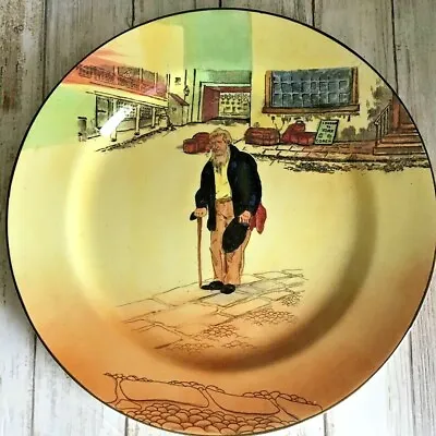 Buy Royal Doulton Dickens Ware Old Peggoty 10” Plate D5175 • 15.99£