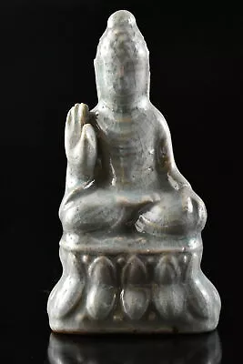 Buy M3503: Korean Goryeo Celadon BUDDHIST STATUE Sculpture Ornament Buddhist Art • 35.74£