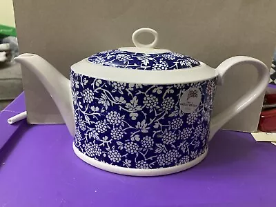 Buy Marks And Spencer China Blue Blackberry Teapot Z6,T34/2808T • 22.45£
