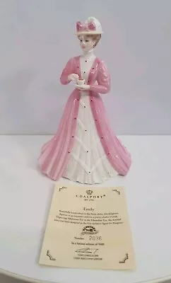 Buy Coalport Emily Bone China Lady Figurine Limited Edition Boxed COA VGC • 60£