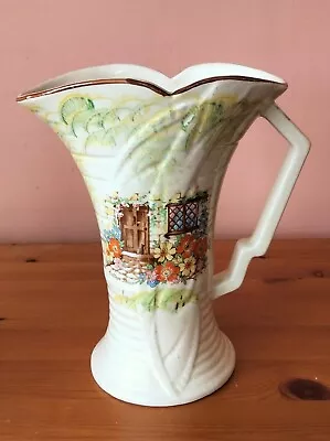Buy Antique Art Deco Arthur Wood Vase 8 Inches High VGC • 15£