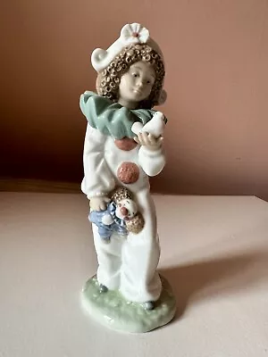 Buy Nao By Lladro Figurine, A Bird In Hand Harlequin Girl • 12.99£