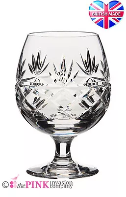 Buy Dartington Royal Brierley Tall Bruce Handmade Crystal Brandy Glass Gift Box 12cm • 29.95£