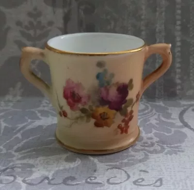 Buy Antique Miniature Royal Worcester Two Handled Loving Cup 3.5cm High • 17.50£