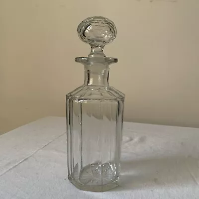 Buy Antique Cut Glass DECANTER Hand Blown Whisky • 10£