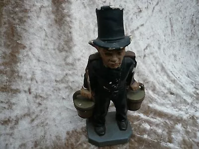 Buy Vintage Hummel Figurine. Old Man With Buckets And Top Hat • 5£