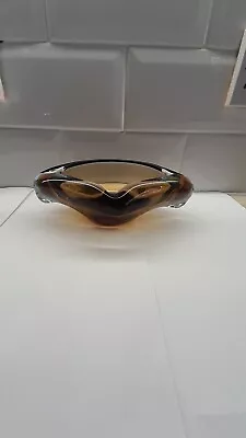 Buy Vintage Skrdlovice Jan Beranek Czech Glass Bowl • 120£