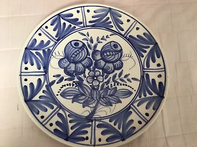 Buy Large Blue/white Plate From Spain • 16£