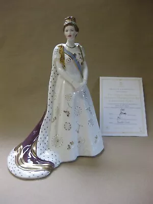 Buy Royal Worcester Bone China Figure ~ Princess Margaret In Her  Coronation Robes • 149.99£