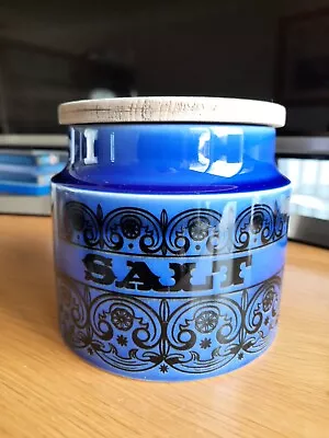 Buy Vintage Hornsea SCROLL Salt Storage Jar / Container • 14.99£
