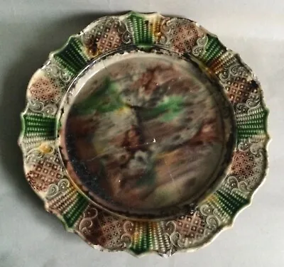 Buy 18th Century Whieldon Tortoiseshell Creamware Plate C1760 (af) • 21£