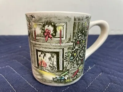 Buy Johnson Brothers Merry Christmas Fine China Porcelain Coffee Cup Mug #1 • 24.02£