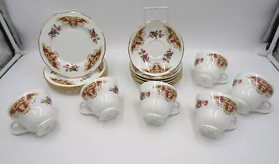 Buy Vintage Cups & Saucers Tea Set Trio Duchess Bone China Pattern 394  • 12.15£