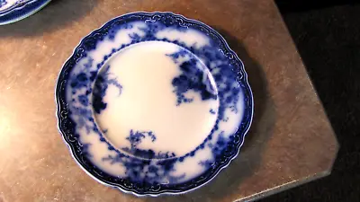 Buy Antique Flow Blue 8 3/4  Dinner Plate Ovando Pattern Alfred Meakin 1890's Nice! • 28.92£