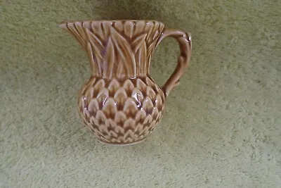 Buy Vintage SylvaC  Thistle Creamer Jug Pottery Pitcher Ceramic Mini Pot No. 400 • 12.50£