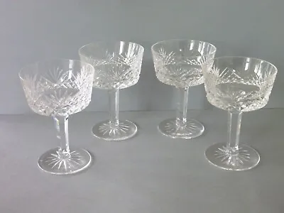 Buy Tyrone Crystal - Antrim - 4 Champagne Coupe / Tall Sherbet Glasses • 100£
