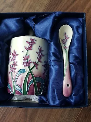 Buy Old Tupton Ware Lavender  Design Honey Pot With Spoon  New Other Boxed  • 30£
