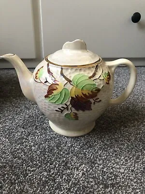 Buy Vintage Ringtons Maling Ware Teapot Tea Pot Leaf  • 20£