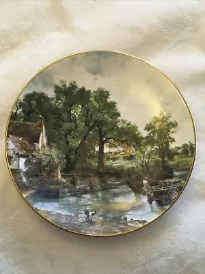 Buy Crown Staffordshire The Hay Wain John Constable Collector Plate! No Chips! VGC. • 2.70£