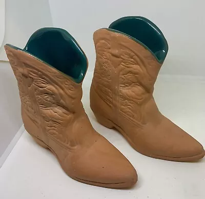 Buy Vntage Cowboy Boots FRANCOMA Pottery • 115.46£