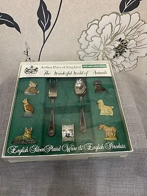 Buy Wade Arthur Price Pets & Companions Set Silver Plated Ware Boxed • 24£