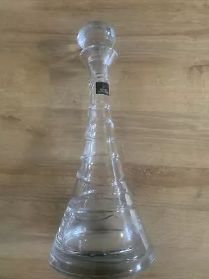 Buy Royal Doulton Cut Glass ‘Saturn’ Wine Decanter With Stopper 36 Inch Collectible  • 25£