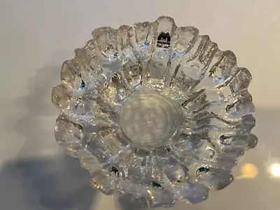 Buy Vintage Finnish Glass Bowl By Muurla • 9.63£
