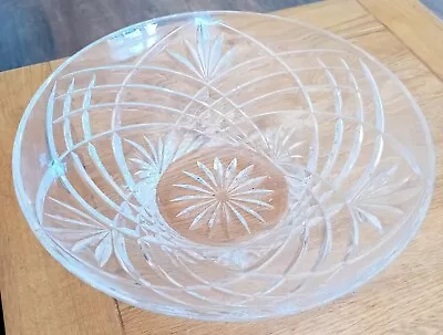 Buy Clear Glass Crystal Fruit Bowl • 12.75£