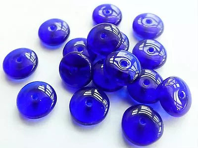 Buy 6 (mm) CZECH GLASS FLAT ROUND/DISC/RONDELLE/SPACER BEADS - 24 COLOURS - (60PCS) • 1.19£