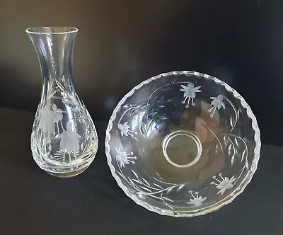 Buy Stuart Crystal Bud Vase & Dish ( Cascade ) • 12£