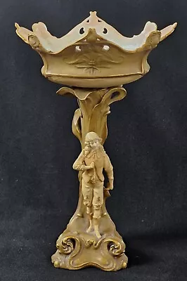 Buy Austrian Art Nouveau Ernst Wahliss Turn Wien Porcelain Figural Centrepiece Bowl • 235£