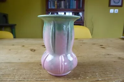 Buy Vintage Sylvac Pottery 5  Pink & Green Vase No 745 • 5£