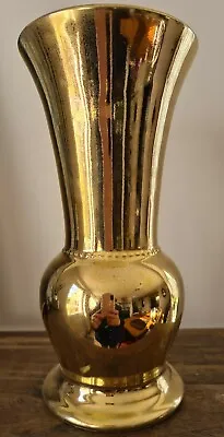 Buy Rare Denby Ecclesiastical Gold Church Vase Urn 9  Tall • 35£