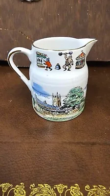 Buy Rare Vintage Lord Nelson Pottery Jug - Featuring Medieval Carnival Games • 1£