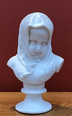 Buy Victorian Parian (Parianware) Bust Of Winter, 20.5cm In Height • 49.95£