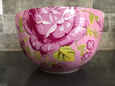 Buy PiP Studio Home Floral Porcelain Collection - 23cm Large Pink Serving Bowl • 39.99£