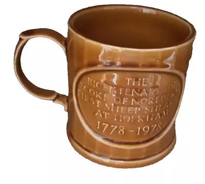 Buy BICENTENARY OF SHEEP SHEARING At HOLKHAM 1778 - 1978 Pottery MUG   Vintage • 10£