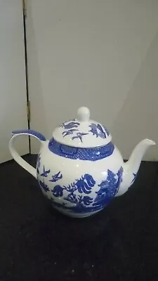Buy Roy Kirkham Blue Willow Bone China Tea Pot • 15£