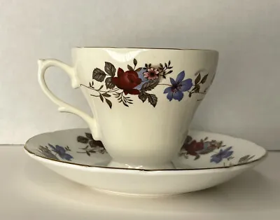 Buy Royal Sutherland Fine Bone China Tea Cup & Saucer Floral Staffordshire England • 16.60£