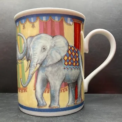 Buy Vintage Royal Grafton The Parade 2 Elephants Fine Bone China Mug Made In England • 19.95£
