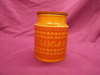 Buy HORNSEA SAFFRON Lidded Sugar Jar, 16cm High, • 5.99£