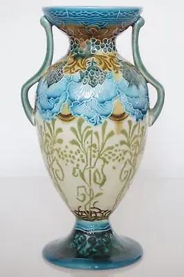 Buy Fine Antique Minton Vase - Tube-lined Stylised Art Nouveau Design - C.1903 • 395£