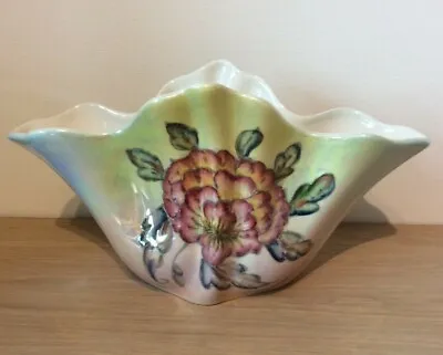 Buy Vintage Beswick Pearl Lustre Ware Mantle Vase, Floral • 11£