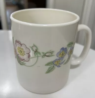 Buy One Arcopal Coffee Cup Mug White Swirl Blue & Pink Flowers Champetre Vintage • 8£